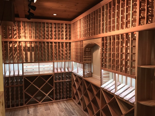 Custom wine cellar